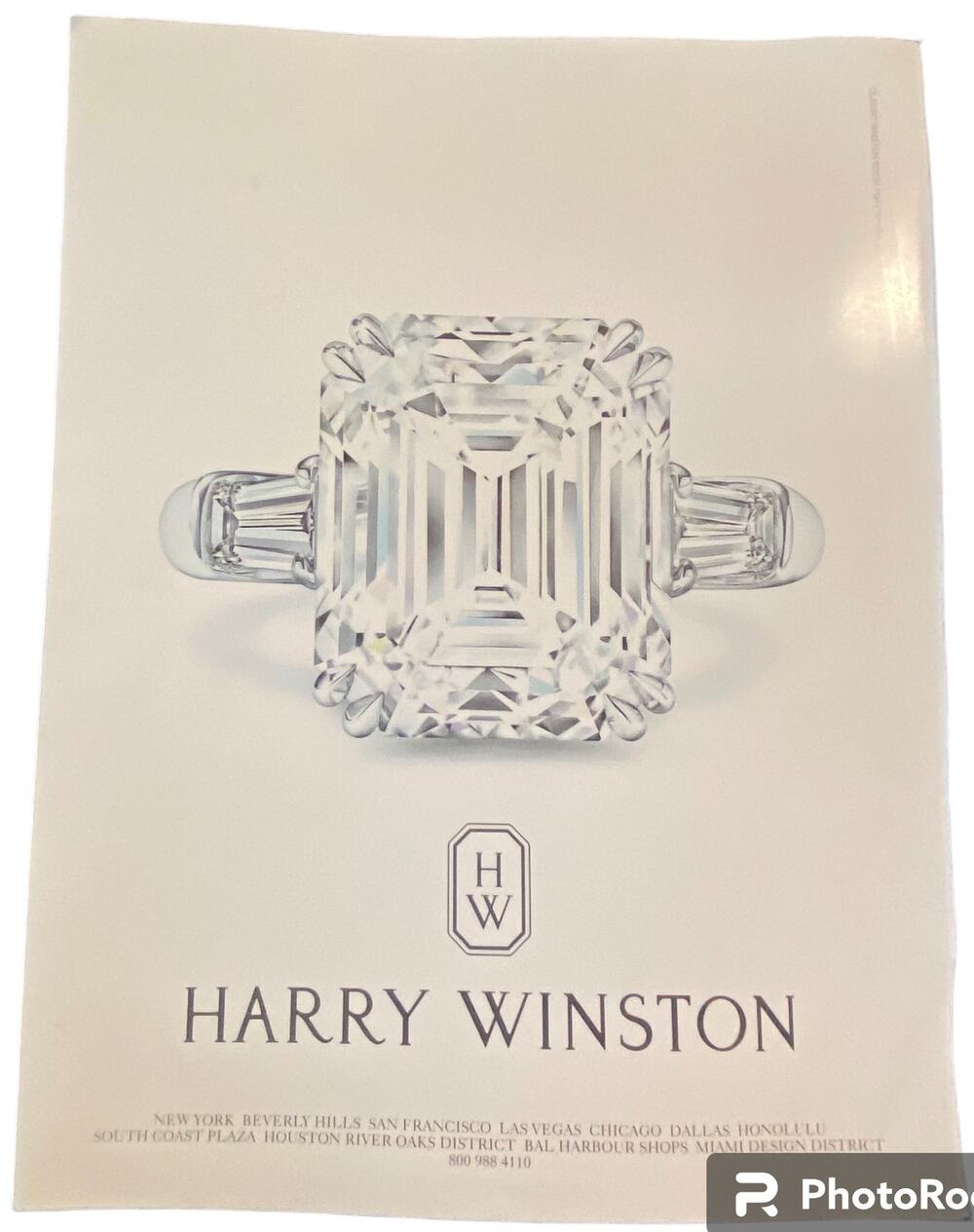 Harry Winston and Maiden Home Print Ad Campaign Spring 2024 8x10 Original